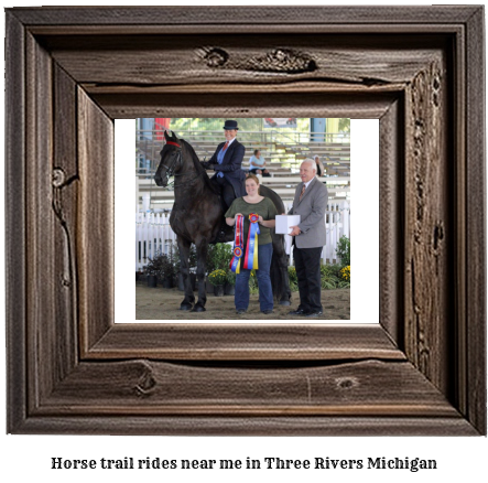 horse trail rides near me in Three Rivers, Michigan